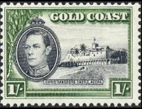 Gold Coast 1938 - set King George VI: 1 sh