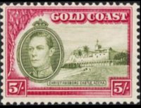 Gold Coast 1938 - set King George VI: 5 sh