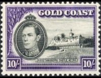 Gold Coast 1938 - set King George VI: 10 sh