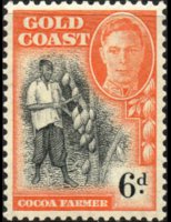 Gold Coast 1948 - set Land motives: 6 p