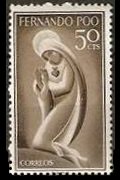 Fernando Pò 1960 - set Virgin Mary: 50 c
