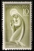 Fernando Pò 1960 - set Virgin Mary: 10 ptas
