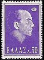 Grecia 1964 - serie Re Paolo I: 50 l
