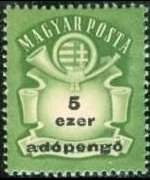 Ungheria 1946 - serie Stemma e corno di posta: 5 ez ad