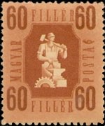 Hungary 1946 - set Industry and agriculture: 60 f