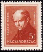 Ungheria 1932 - serie Ungheresi famosi: 5 f