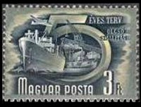 Ungheria 1950 - serie Piano quinquennale.: 3 fo