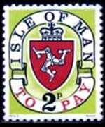 Man 1973 - set Coat of arms: 2 p