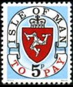 Man 1973 - set Coat of arms: 5 p