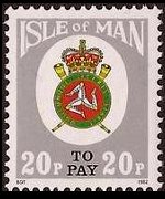 Man 1982 - set Coat of arms: 20 p