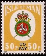 Man 1982 - set Coat of arms: 50 p