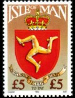 Man 1992 - set Coat of arms: 5 £