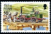 Man 1988 - set Railways and tramways: 16 p