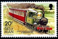 Man 1988 - set Railways and tramways: 20 p