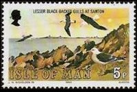 Man 1983 - set Marine birds: 5 p