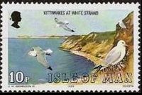 Man 1983 - set Marine birds: 10 p
