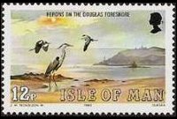 Man 1983 - set Marine birds: 12 p