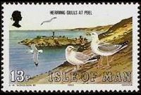 Man 1983 - set Marine birds: 13 p