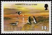 Man 1983 - set Marine birds: 14 p