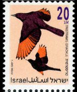 Israele 1992 - serie Uccelli canterini: 20 a