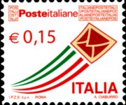 Italia 2009 - serie Posta italiana: 0,15 €