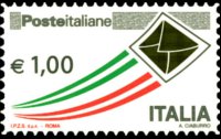 Italia 2009 - serie Posta italiana: 1,00 €