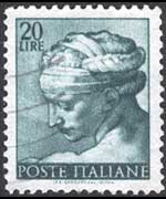 Italy 1961 - set Works of Michelangelo: 20 L