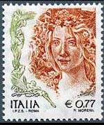 Italia 2002 - serie La donna nell'arte: € 0,77