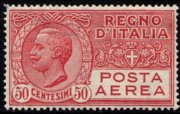 Italy 1926 - set Portrait of Victor Emmanuel III: 50 c