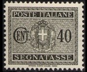 Italy 1934 - set Coat of arms with fascist emblems: 40 c