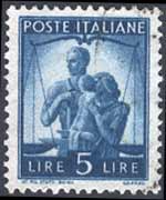 Italy 1945 - set Democratic set: 5L