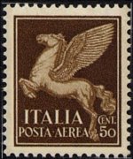 Italy 1930 - set Pegasus: 50 c