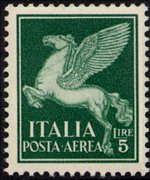 Italy 1930 - set Pegasus: 5 L
