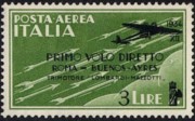 Italia 1930 - serie Pegaso: 3 L su 2 L