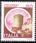Italy 1980 - set Italian castles: 60 L