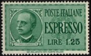 Italy 1932 - set Portrait of Victor Emmanuel III: 1,25 L