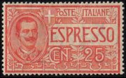 Italy 1903 - set Portrait of Victor Emmanuel III: 25 c