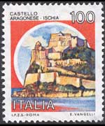 Italy 1980 - set Italian castles: 100 L