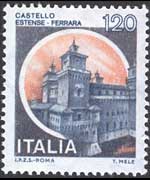 Italy 1980 - set Italian castles: 120 L