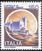 Italy 1980 - set Italian castles: 150 L