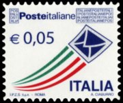 Italy 2009 - set Italian post: 0,05 €