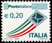 Italia 2009 - serie Posta italiana: 0,20 €