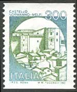 Italy 1980 - set Italian castles: 300 L