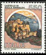 Italy 1980 - set Italian castles: 550 L