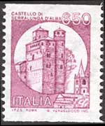 Italy 1980 - set Italian castles: 650 L