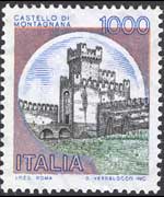Italy 1980 - set Italian castles: 1000 L