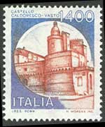 Italy 1980 - set Italian castles: 1400 L
