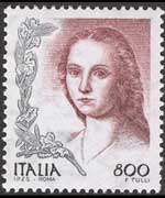 Italy 1998 - set Women in the art: 800 L