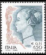 Italy 1999 - set Women in the art: 650 L