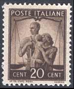 Italia 1945 - serie Democratica: 20c